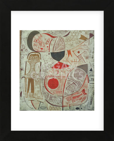 Printed Sheet with Pictures, 1937  (Framed) -  Paul Klee - McGaw Graphics