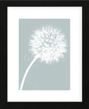 Dandelion Tilt (blue)  (Framed) -  Jenny Kraft - McGaw Graphics