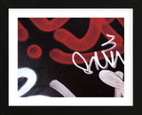 Red Black Tag 2  (Framed) -  Jenny Kraft - McGaw Graphics