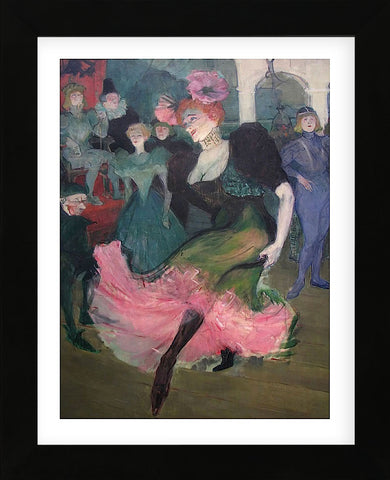 Marcelle Lender Dancing Bolero (Framed) -  Henri de Toulouse Lautrec - McGaw Graphics
