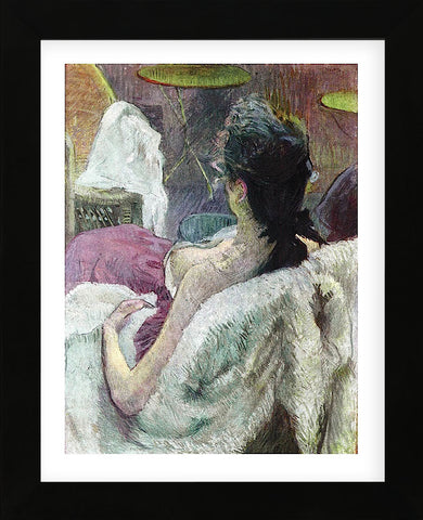 Resting Model (Framed) -  Henri de Toulouse Lautrec - McGaw Graphics