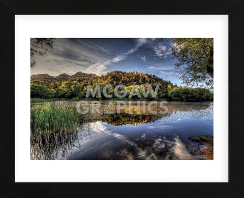 Basin Reflect (Framed) -  Bob Larson - McGaw Graphics