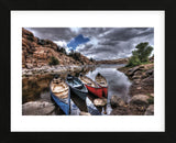 Canoe Break (Framed) -  Bob Larson - McGaw Graphics