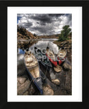 Canoe Break 2 (Framed) -  Bob Larson - McGaw Graphics