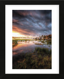 Cloudy Calm (Framed) -  Bob Larson - McGaw Graphics