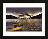 Yellow Canoes (Framed) -  Bob Larson - McGaw Graphics