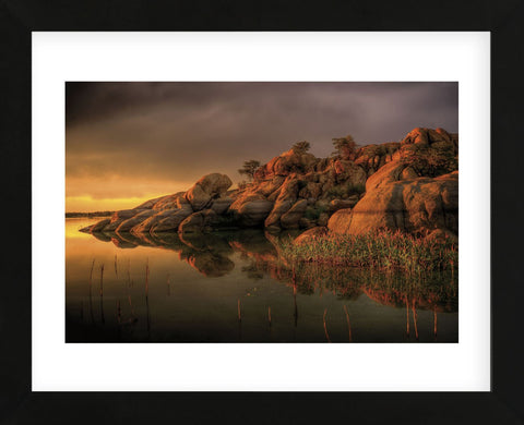 Willow Rock (Framed) -  Bob Larson - McGaw Graphics