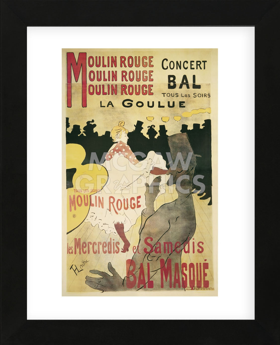Moulin Rouge/La Goulue (Framed) | McGaw Graphics