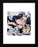 Drowning Girl (Framed) -  Roy Lichtenstein - McGaw Graphics