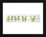Eight Little Bluebirds (Framed) -  Jennifer Lommers - McGaw Graphics