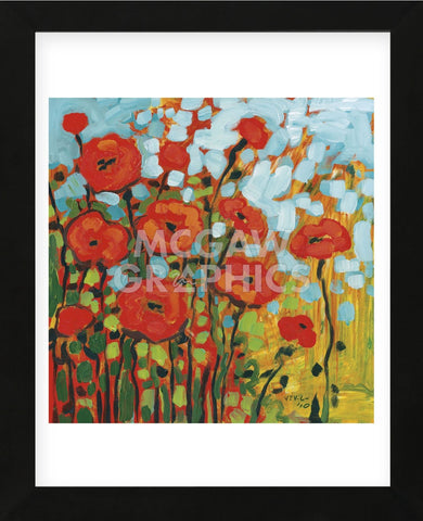 Red Poppy Field (Framed) -  Jennifer Lommers - McGaw Graphics