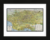 Greater Los Angeles, California, 1932 (Framed) -  K.M. Leuschner - McGaw Graphics