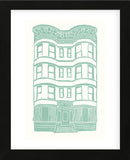 Williamsburg Building 4 (Brownstone) (Framed) -  live from bklyn - McGaw Graphics