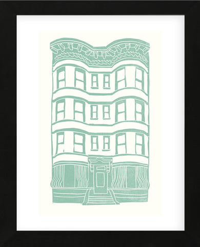 Williamsburg Building 4 (Brownstone) (Framed) -  live from bklyn - McGaw Graphics
