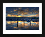 Seneca Lake Sunrise (Framed) -  Robert Lott - McGaw Graphics