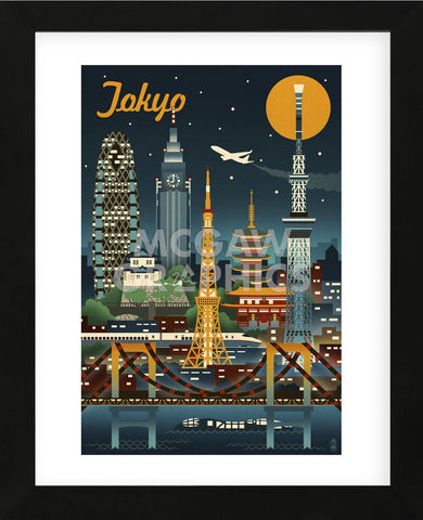 Tokyo (Framed) -  Lantern Press - McGaw Graphics