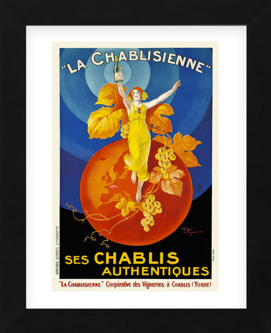 La Chablisienne Ses Chablis Authentiques, 1926 (Framed) -  Henry Le Monnier - McGaw Graphics
