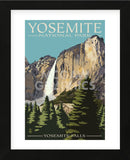 Yosemite Falls (Framed) -  Lantern Press - McGaw Graphics