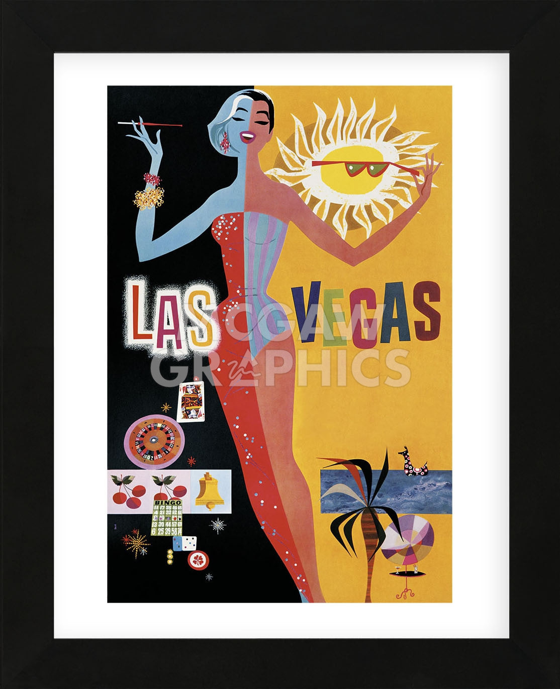 Las Vegas (Framed) | McGaw Graphics