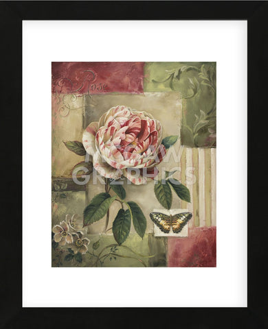 Rose and Butterfly (Framed) -  Lisa Audit - McGaw Graphics