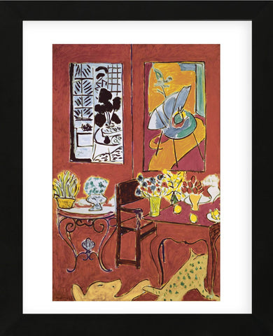 Large Red Interior, 1948  (Framed) -  Henri Matisse - McGaw Graphics