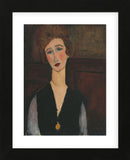 Portrait of a Woman, c.1917-1918  (Framed) -  Amedeo Modigliani - McGaw Graphics