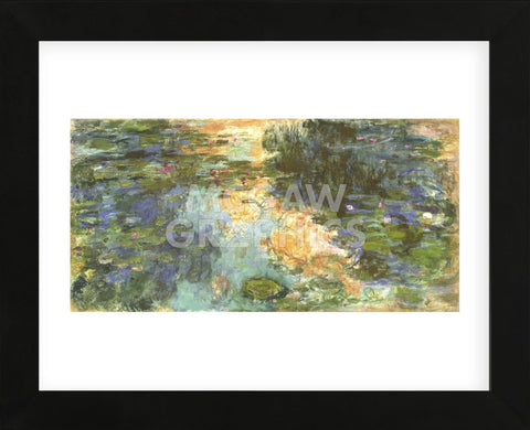 The Water Lily Pond, 1918  (Framed) -  Claude Monet - McGaw Graphics