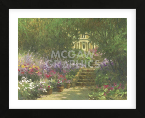 Garden Steps  (Framed) -  Allan Myndzak - McGaw Graphics