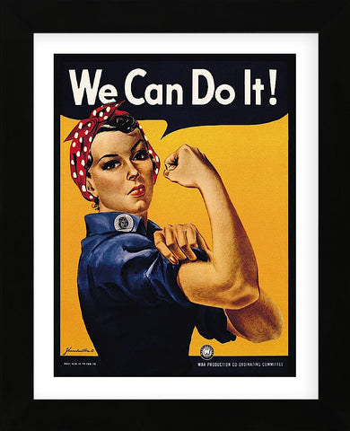 We Can Do It!  (Framed) -  J.H. Miller - McGaw Graphics