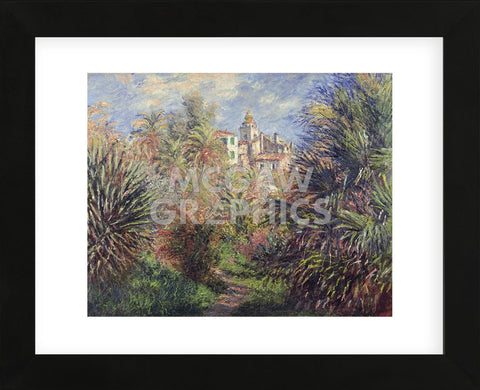 Gardens at Bordighera, 1884  (Framed) -  Claude Monet - McGaw Graphics