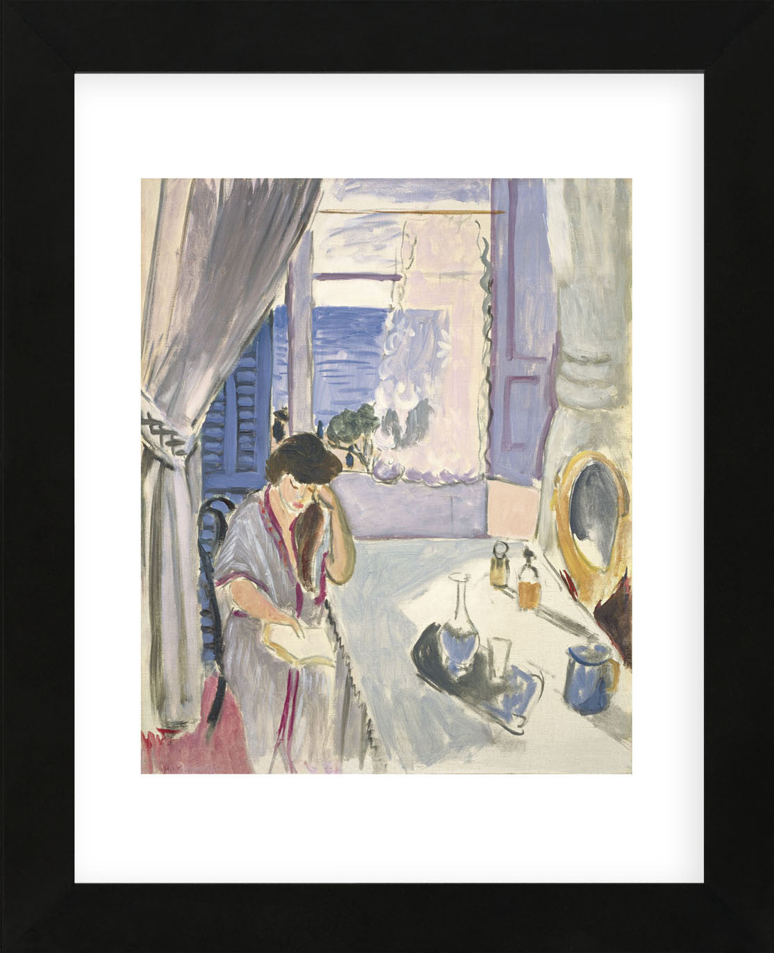 Interior, Nice (Nice, interieur), 1919 (Framed) | McGaw Graphics