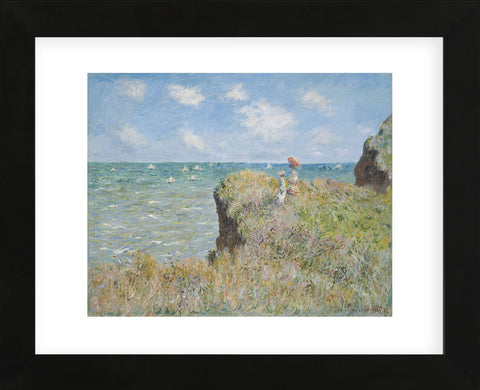 Cliff Walk at Pourville, 1882  (Framed) -  Claude Monet - McGaw Graphics