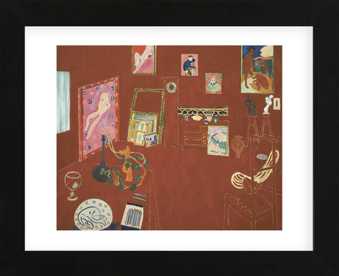 The Red Studio (Framed) -  Henri Matisse - McGaw Graphics