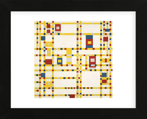 Broadway Boogie Woogie  (Framed) -  Piet Mondrian - McGaw Graphics