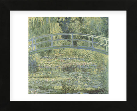 The Water Lily Pond and Bridge (Framed) -  Claude Monet - McGaw Graphics