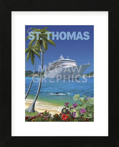Cruise St. Thomas  (Framed) -  Kem McNair - McGaw Graphics