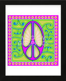 Peace sign (purple) (Framed) -  Kem McNair - McGaw Graphics