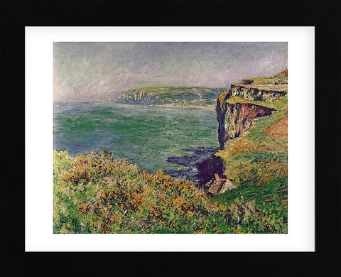 The Cliff at Varengeville, 1882 (Framed) -  Claude Monet - McGaw Graphics