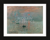 Impression, Sunrise (Framed) -  Claude Monet - McGaw Graphics