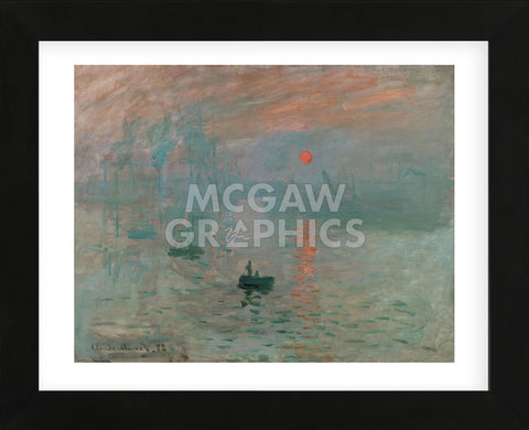 Impression, Sunrise (Framed) -  Claude Monet - McGaw Graphics