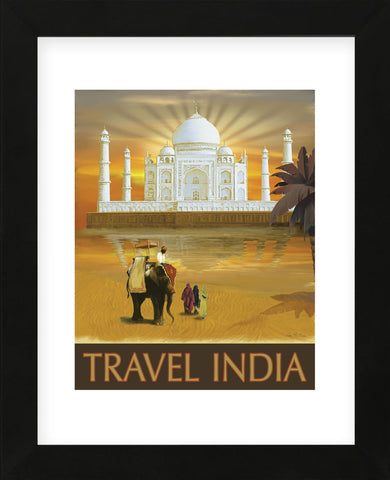 Travel India  (Framed) -  Kem McNair - McGaw Graphics