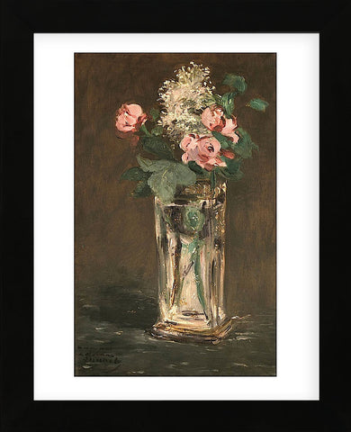 Flowers in a Vase, Ca. 1882 (Framed) -  Edouard Manet - McGaw Graphics