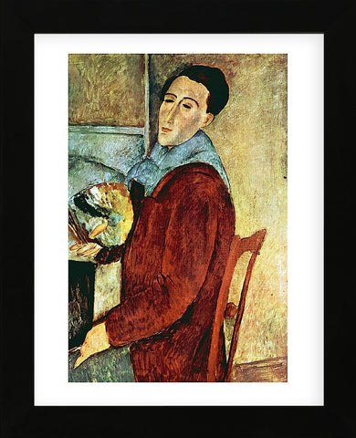 Self Portrait (Framed) -  Amedeo Modigliani - McGaw Graphics