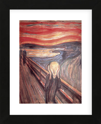 The Scream  (Framed) -  Edvard Munch - McGaw Graphics
