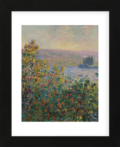 Flower Beds at Vetheuil, 1881 (Framed) -  Claude Monet - McGaw Graphics