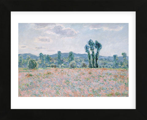 Poppy Field, 1890 (Framed) -  Claude Monet - McGaw Graphics