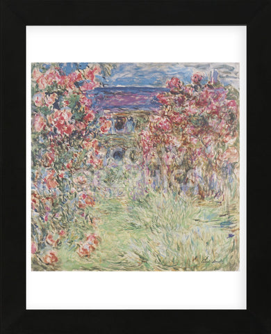 The House Among the Roses, between 1917 and 1919 (Framed) -  Claude Monet - McGaw Graphics