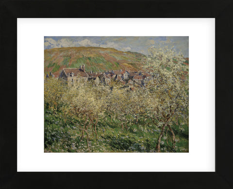 Plum Trees in Blossom, 1879 (Framed) -  Claude Monet - McGaw Graphics