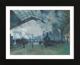 Arrival  of the Normandy Train, Gare Saint-Lazare, 1877 (Framed) -  Claude Monet - McGaw Graphics