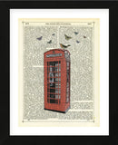 Red Telephone Box (Framed) -  Marion McConaghie - McGaw Graphics